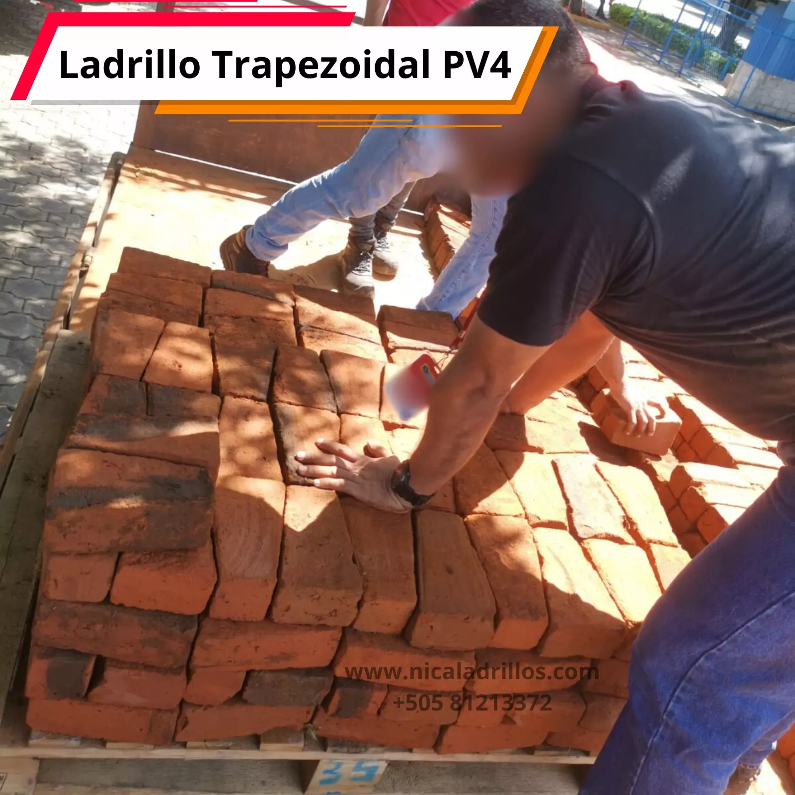 Ladrillo Trapezoidal de Barro (PV2 y PV4) - Imagen 2